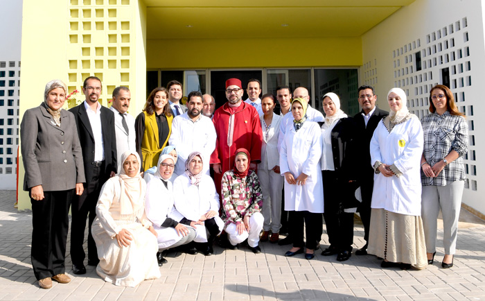 Inhuldiging van het 2de medisch-psychosociale centrum van de regio van Casablanca