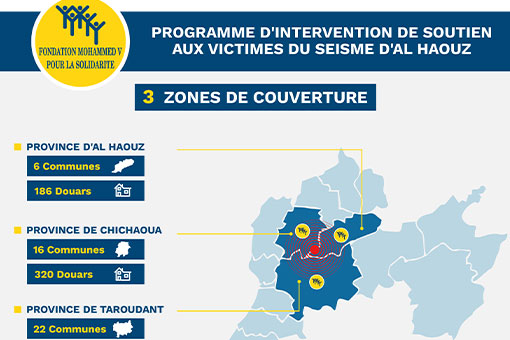 Programme d'intervention de soutien aux victimes du séisme d'Al Haouz