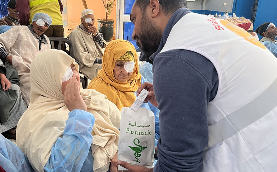 Campagne de chirurgie de la cataracte au profit des habitants des douars sinistrés d’Al Haouz