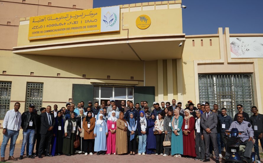 The Foundation supports the Young projet leaders in the Drâa-Tafilalet region