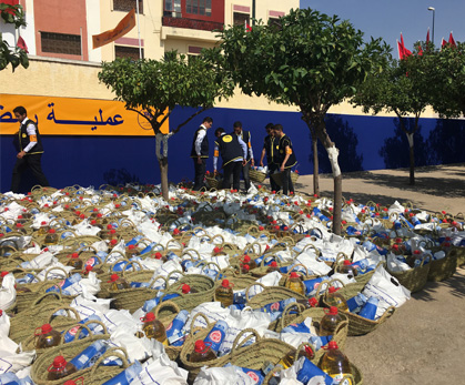 Mohammed V Foundation, Ramadan food distribution operation